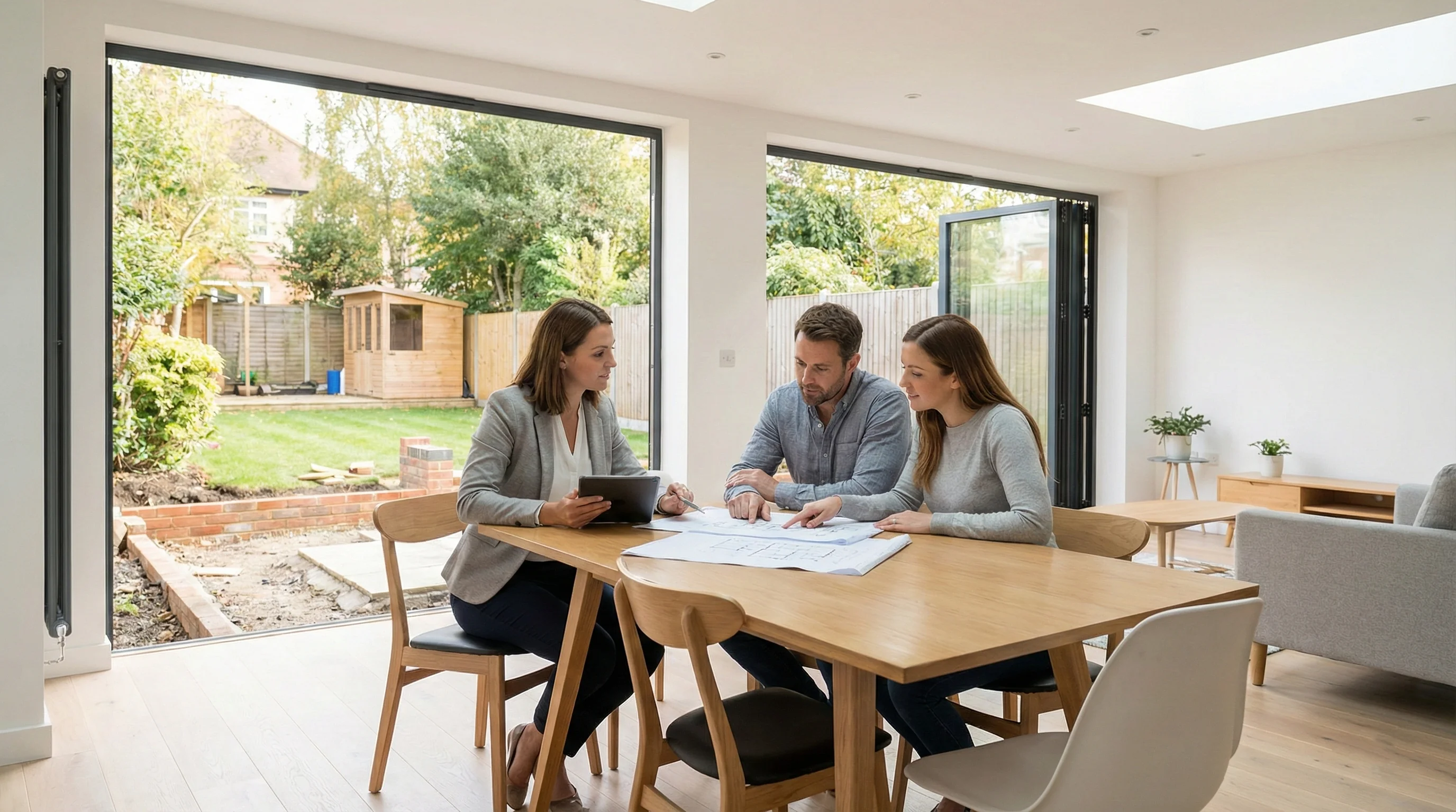 Modern home extension in Devon