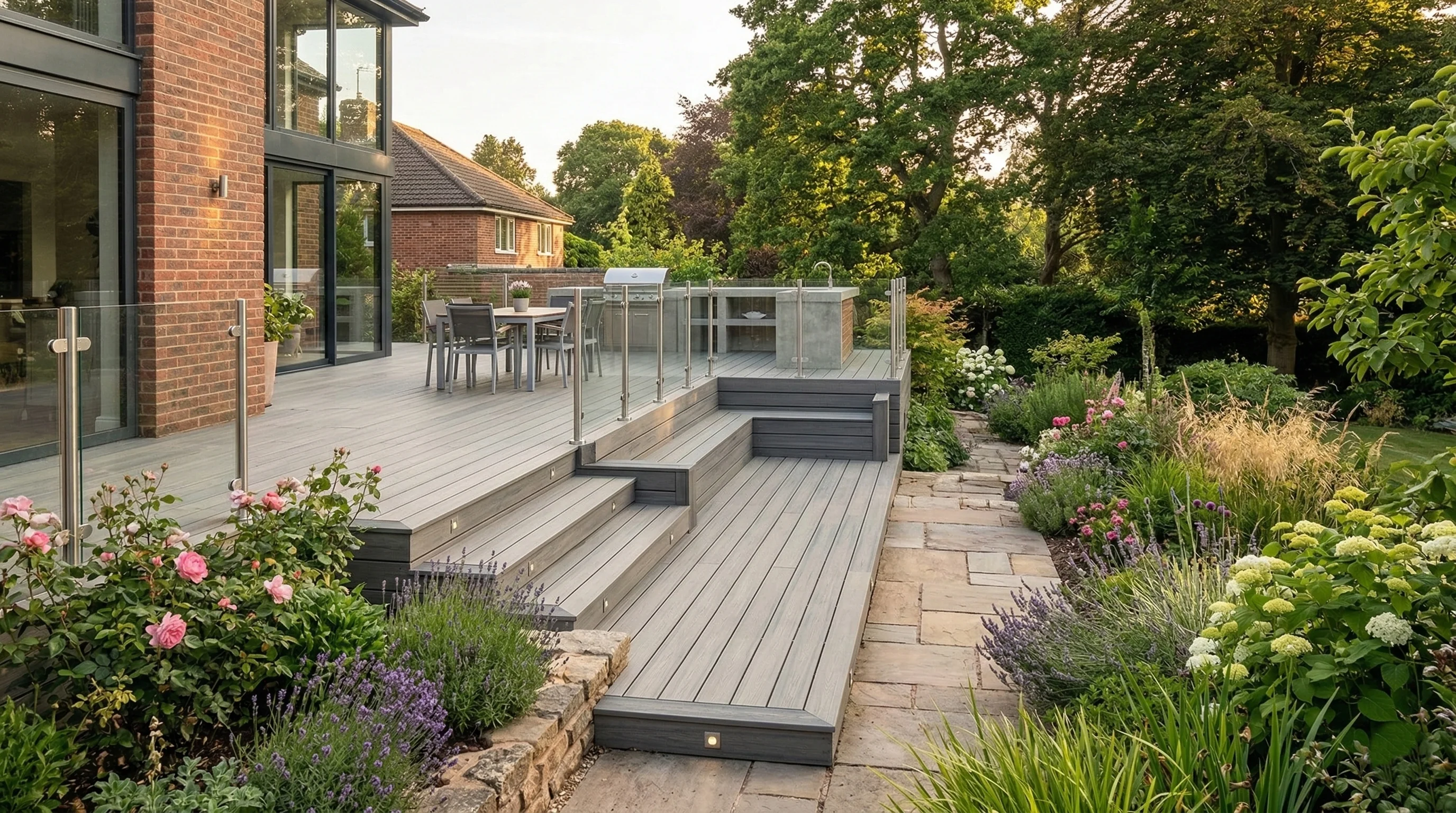 Composite decking in Plymouth